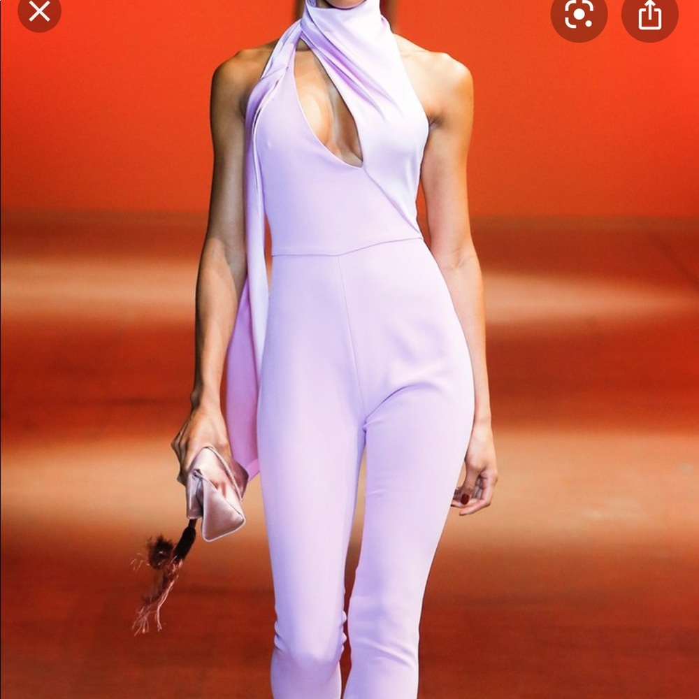 Cushnie scarf jumpsuit